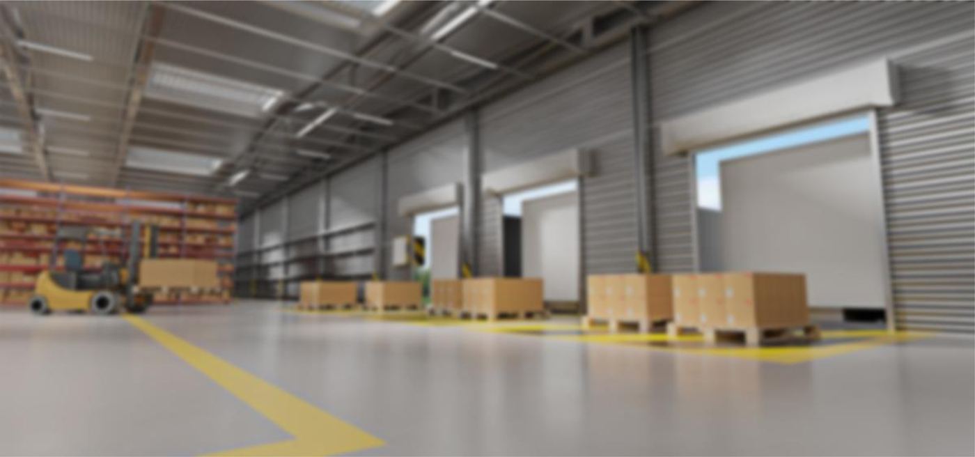 Eclipse Logistics warehouse floor staged with pallets ready for dispatch